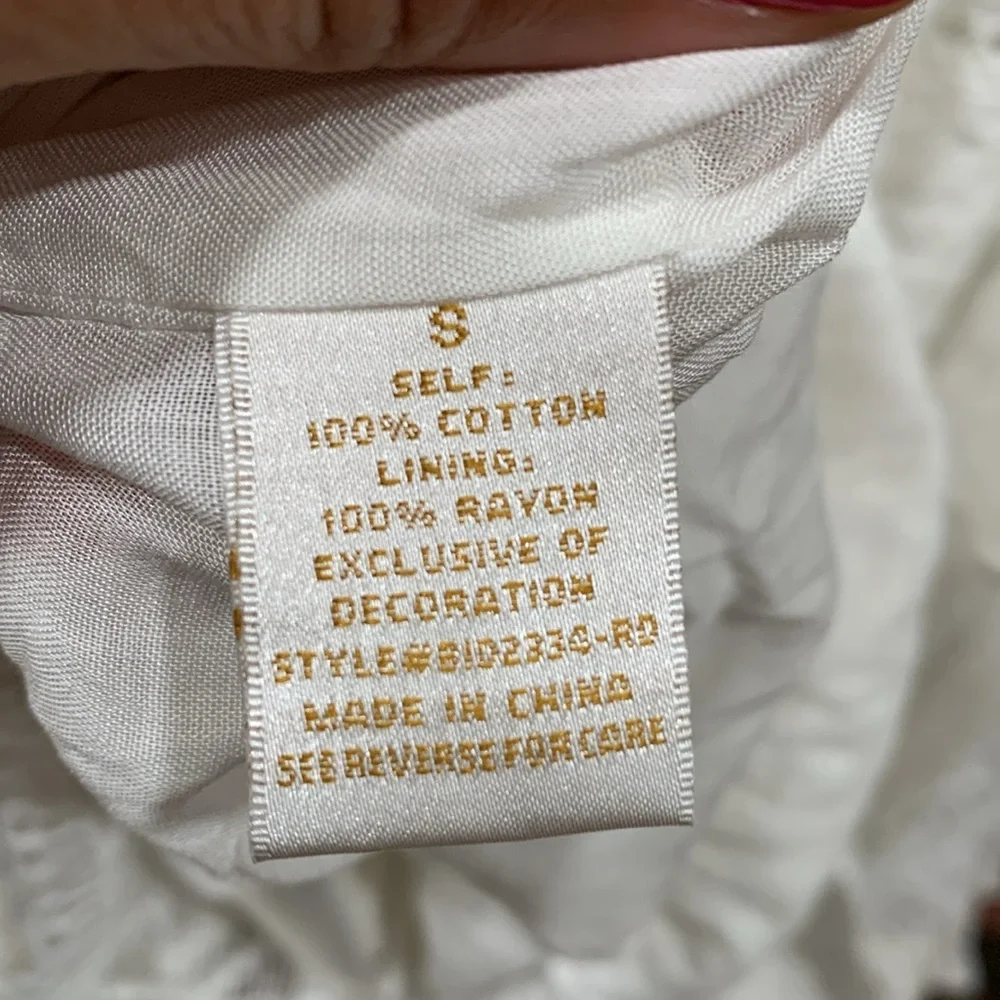 Champagne And Strawberry White dress - Picture 10 of 12